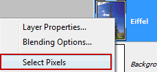 select pixels